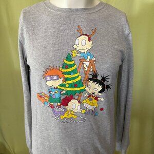Rugrats Nickelodeon 2020 Men's Gray Sweater Size Small